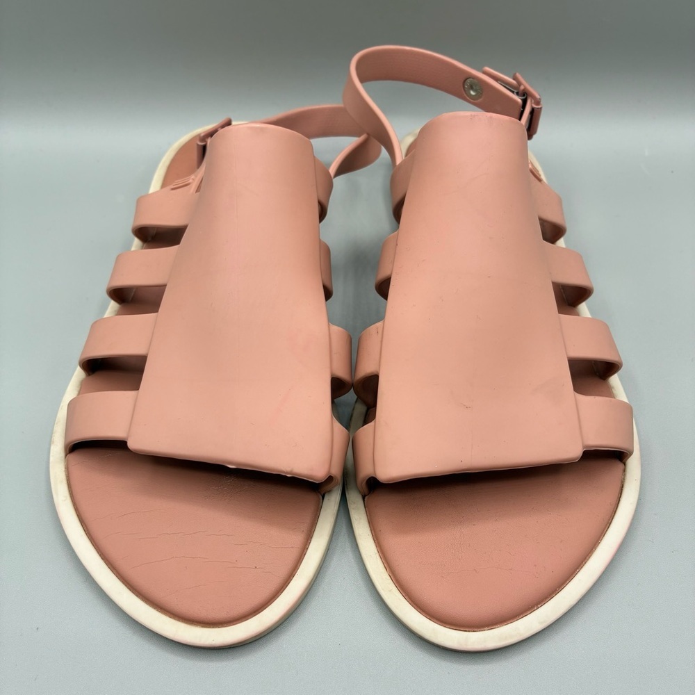 Melissa Boemia Jelly Sandals Women’s 8 Nude Pink Open Toe Slip On - Picture 2 of 9